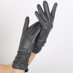 Classic Genuine Leather Gloves For Women
