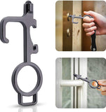 Smart 4 in 1 Touch-less EDC Door Opener With Stretchable Keychain ***2 pcs set***