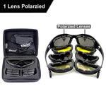 Daisy C5 Polarized Army\Shooting Goggles - 4 Lens Kit - Indigo-Temple
