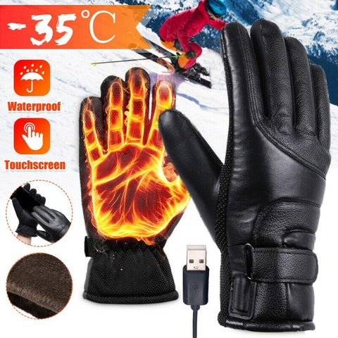 USB Powered Electric Heated Touch Screen Gloves
