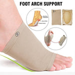 Foot Arch Support Gel Sleeve Pads (2pcs)
