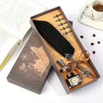 Luxurious Vintage Calligraphy Quill Pen Set