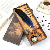 Luxurious Vintage Calligraphy Quill Pen Set
