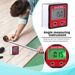 Digital Precision 2-key Angle Finder Protractor With Magnet Base