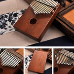 17 Keys Mahogany Kalimba Musical Instrument