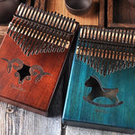 17 Keys Mahogany Kalimba Musical Instrument