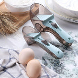 Adjustable Measuring Spoons with Magnetic Snaps (2 Pieces)