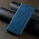 Leather Flip Case For Samsung Phones