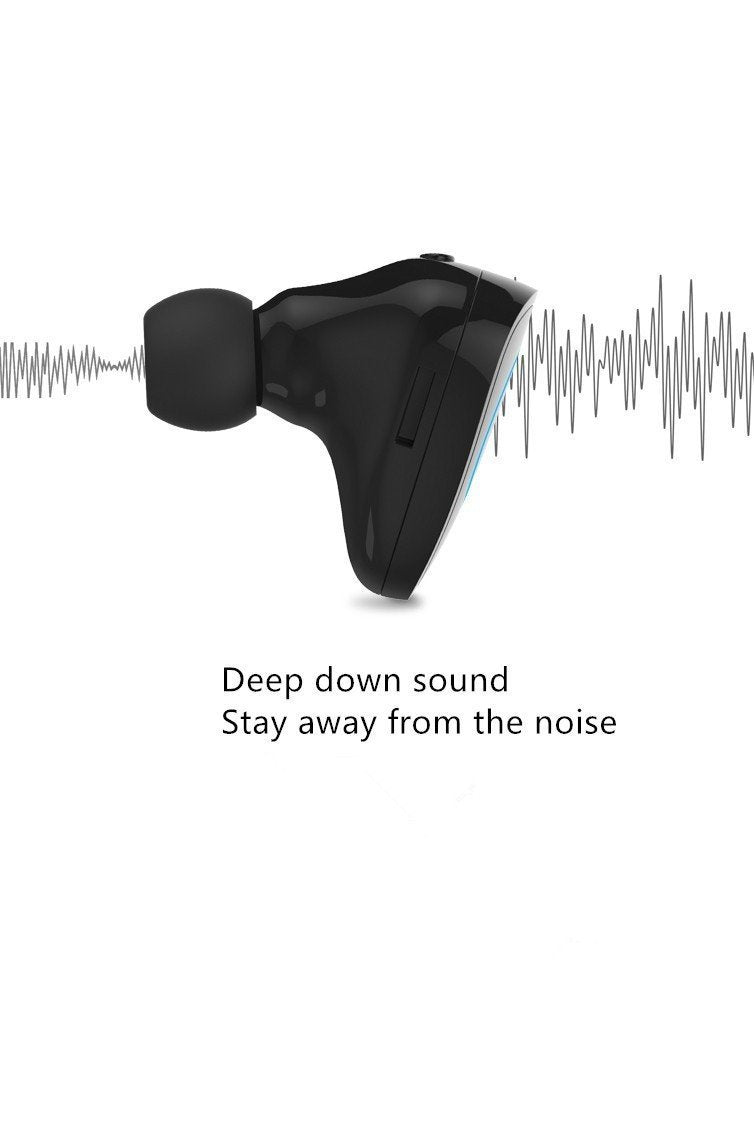 Car Bluetooth intelligent  In-Ear Earphones safety + USB charger - Indigo-Temple