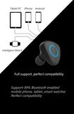 Car Bluetooth intelligent  In-Ear Earphones safety + USB charger - Indigo-Temple