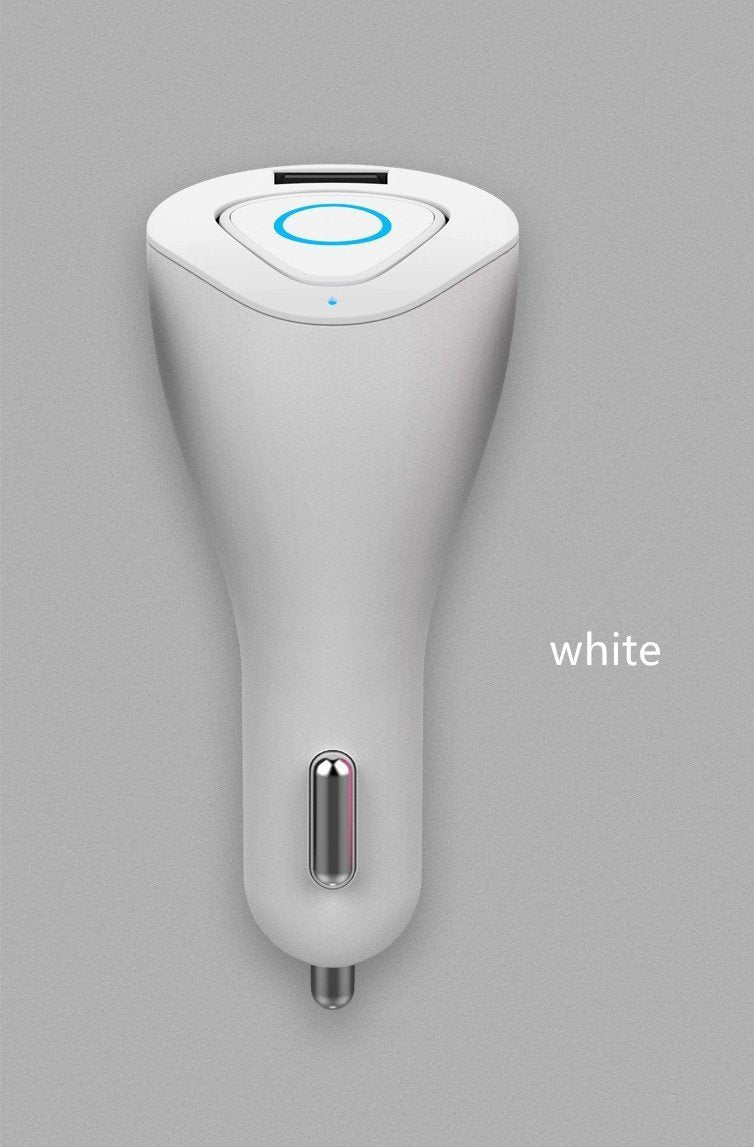 Car Bluetooth intelligent  In-Ear Earphones safety + USB charger - Indigo-Temple