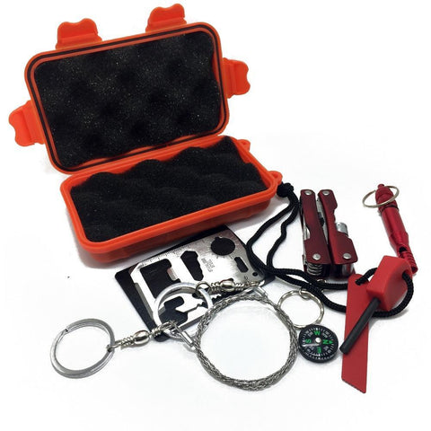Portable SOS Emergency Survival Kit - Indigo-Temple