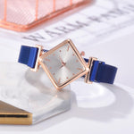 Luxury Women's Square Diamond Watch