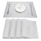 Woven Placemat Set for Dining Table