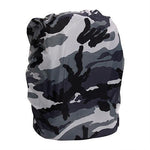 Camouflage Waterproof Dust Rain Cover for Backpack - Indigo-Temple