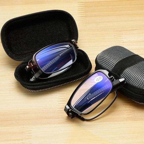 Foldable Unisex Reading Glasses With Case