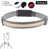 Ultra-Bright Rechargeable STRIP LED Head Light