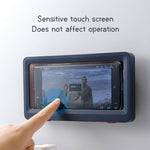 Punch-Free Wall Mounted Waterproof Self Adhesive Shower Phone Case