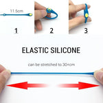 Tie-Free™ Silicone Elastic Shoelaces (12 pcs)