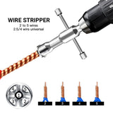 Automatic Wire Stripping & Twisting Drill Connector