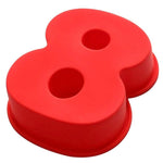 Handy Silicone Numeric Baking Molds