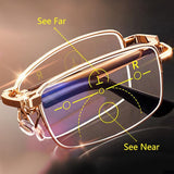 Folding Anti Blue Ray Presbyopic Reading Glasses