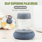 2 in 1 Soap Dispenser & Dish Palm Brush