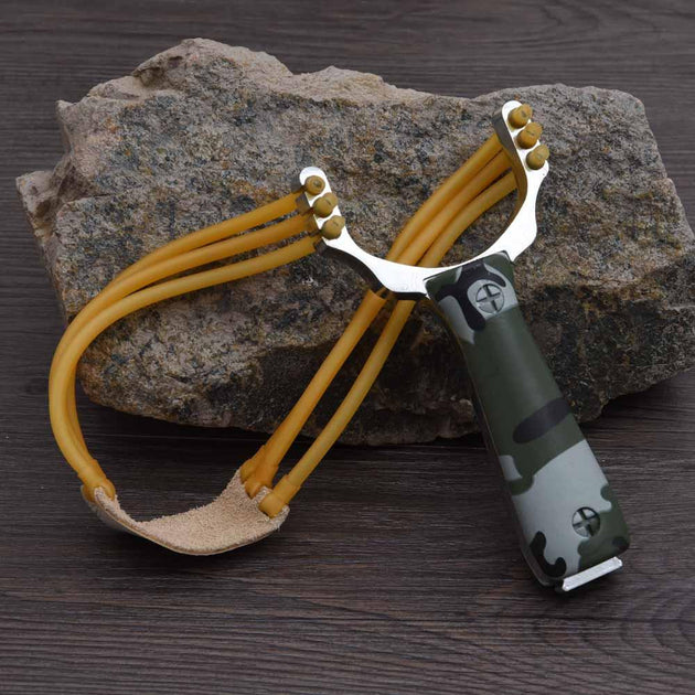 Powerful Aluminium Alloy Slingshot - Indigo-Temple