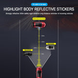 Reflective Car Door Handle Protection 3D Sticker (8 Pcs)