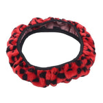 Warm Plush Car Steering Wheel Cover Set