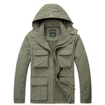 2 IN 1 waterproof Coat & Sleeveless Vest (2 colors) - Indigo-Temple