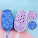 Quick Foaming Double-Sided Silicone Bath Brush ***2pcs***