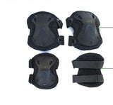 Military 4pc/set Tactical Knee & Elbow Protective Pad (5 color) - Indigo-Temple