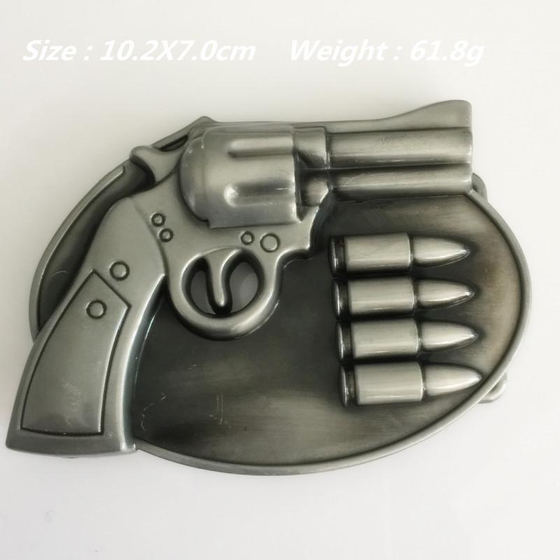 Gun Metal belt buckle - Indigo-Temple