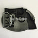 Gun Metal belt buckle - Indigo-Temple