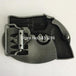 Gun Metal belt buckle - Indigo-Temple