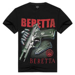 BERETTA-  Man T-Shirt Short Sleeve O Neck Cotton - Indigo-Temple