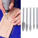 Wood Carving & Engraving HSS Drill Bit Set (5pc)