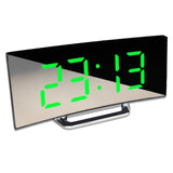 Digital Curved Mirror Smart Alarm Clock