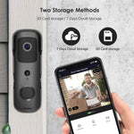 Night Vision WiFi Security Doorbell Camera Intercom
