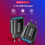 USLION™ QC 3.0 USB 48W 4 Port Fast Charger