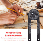 Woodworking Angle Finder Measuring Ruler