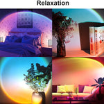 Rainbow & Sunset Projection Atmosphere  Lamp