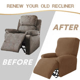 Split Design Recliner Chair Stretchy Cover