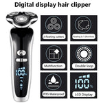 Rechargeable 4 in 1 Electric Led 4D Shaver