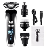 Rechargeable 4 in 1 Electric Led 4D Shaver