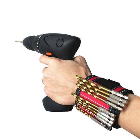 Strong Magnet Adjustable Wristband Tool - Indigo-Temple