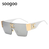 Vintage Square Rimless UV400 Sunglasses