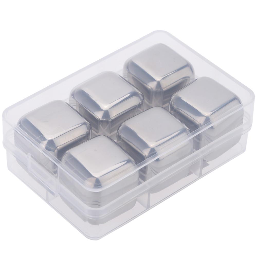 Stainless Steel Drink Chilling Cubes - Indigo-Temple