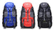 50L Outdoor Backpack - Indigo-Temple